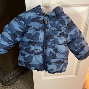 Baby GAP fleece li ed jacket, sz 6-12m